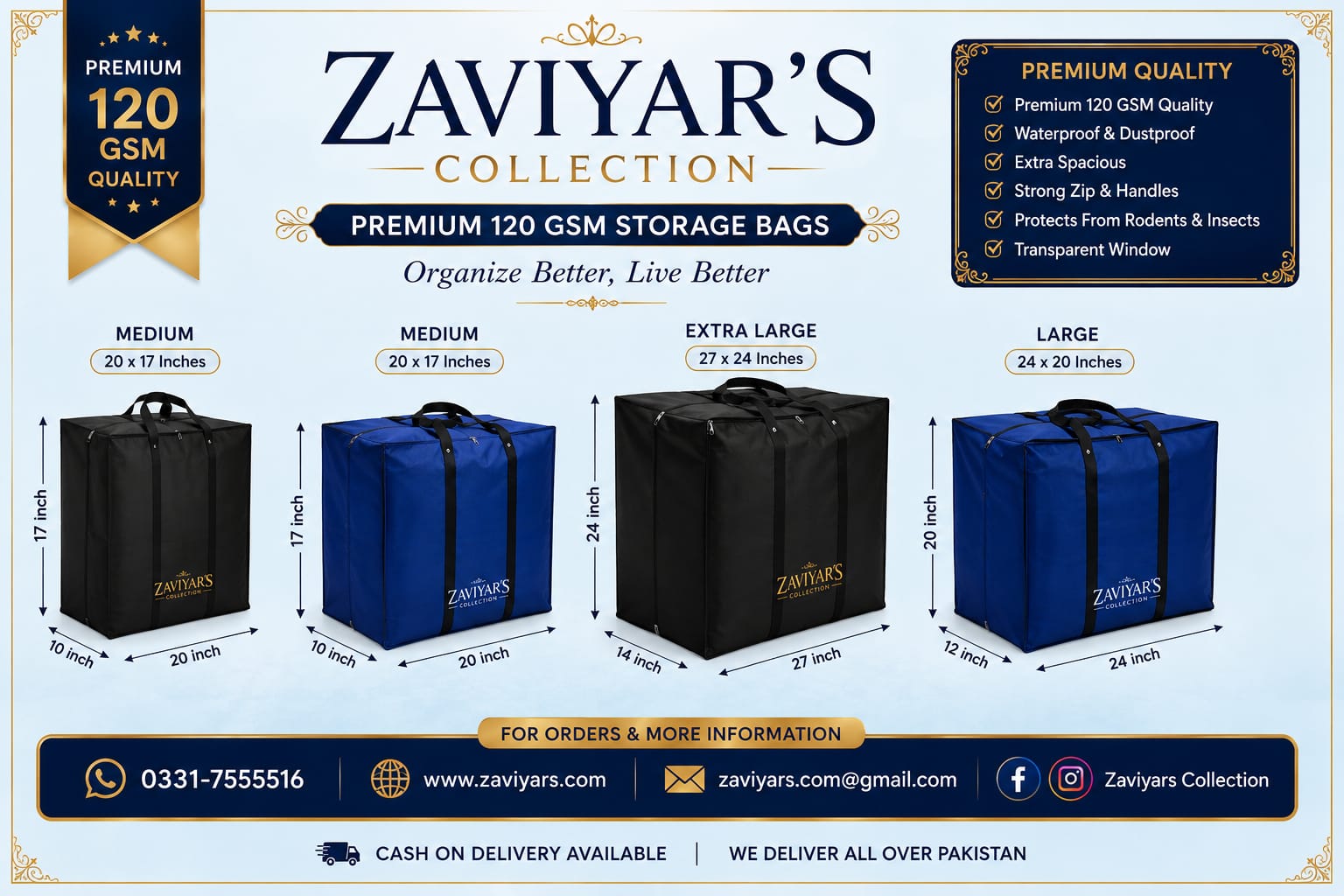 Blanket & Comforter Storage Bag